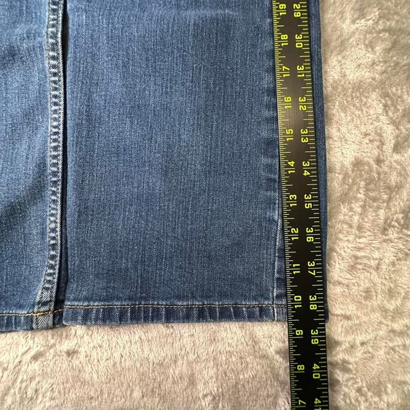 Carhartt Relaxed Fit Utility Workwear Dark Blue Denim Jeans Size 33 X 30 - Picture 6 of 7